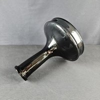 Bouteille en verre pour chicha de 27 cm, noire, accessoires de chicha, vase en verre pour narguilé, vente en gros d'usine