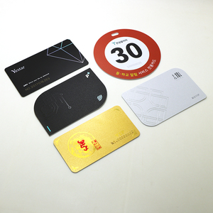 Frosted PVC Blue Gold Silver Laser Foil <strong>Logo</strong> <strong>Custom</strong> Print NFC <strong>Card</strong> - Product Image 5