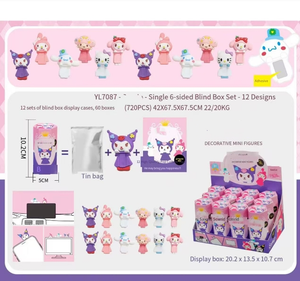 Phim Hoạt Hình Khâu Búp Bê Tự Làm Điện Thoại Di Động Trường Hợp Cho Kuromi Bí Mật Mù Kitty Mèo Đồ Chơi Cho Papa Xe Trang Trí Đồ Trang Trí - Product Image 4