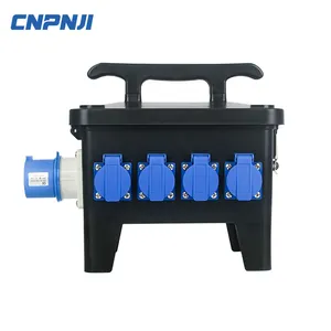 CNPINJI ABS/PC IEC 국제 표준 IP65 방수 스테인레스 스틸 모바일 전원 소켓 박스 380*240*300mm