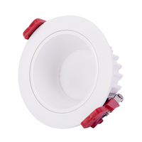 Plafonnier encastré rond anti-éblouissement pour la maison, spot encastré pour bureau, éclairage LED SMD réglable pour plafond