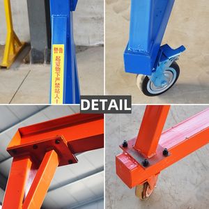 Grúa Pórtico Móvil Portátil de 1t 2t 3t 5t 10t con Polipasto de Cadena, Grúa Pórtico Móvil Mini Ligera para Uso en Almacenes Interiores - Product Image 4