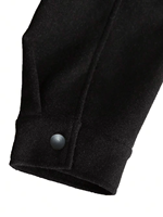 Veste Homme Tricotée Unie Style Urbain Printemps 2025, Col Rabattu, Infroissable, Collection Transfrontalière Europe-États-Unis