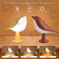 Creative Magpie aromathérapie led voiture lumière décorative chambre lit oiseau veilleuse charge tactile atmosphère lampe