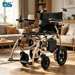 Reposapiés Moderno Personalizado, Económico, Cómodo, Ligero, Plegable, Silla <span class=keywords><strong>de</strong></span> <span class=keywords><strong>Ruedas</strong></span> Eléctrica Motorizada para Personas Mayores - Product Image 4