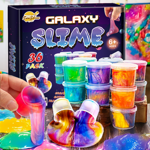 2026 36 Packs Galaxy Putty <b>Slime</b> Educational Making <b>Slime</b> Kit with Polyester Material Party Favor for Kids Girls Boys - Product Image 2
