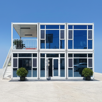 Vente directe usine JUJIU – Maison conteneur pliable en panneaux sandwich, respirante, montage simple, appartement, magasin, design moderne