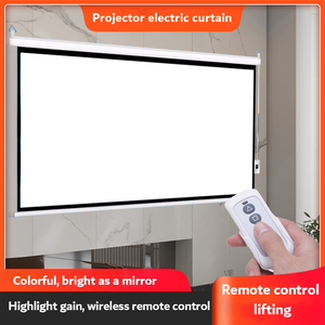 Hot bán Movie điện tử màn hình máy chiếu 100inch với điều khiển từ xa cơ giới màn hình chiếu - Product Image 4