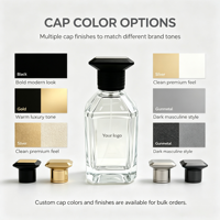 Flacon de parfum de luxe personnalisé à texture cristalline, idéal pour coffret cadeau de parfum ou de cologne