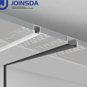 <span class=keywords><strong>Perfiles</strong></span> de Aluminio LED de Alta Calidad para Iluminación Empotrada en Paneles de Yeso, Canales LED para Pisos, Accesorios - Product Image 3
