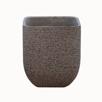 Pots de fleurs de jardin de style romain classique jardinières intérieures et extérieures en fibre de ciment pour hôtels pépinière espaces de vie utilisation au sol