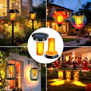 Farol de Globo Aerostático con Llama Solar Parpadeante, 335" de Alto, 287" de Ancho, Decoración de Jardín de Plástico <span class=keywords><strong>para</strong></span> Exteriores - Product Image 2