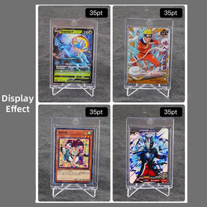 Nhà Máy Bán buôn HD rõ ràng 35pt 55pt 75pt nhựa từ thẻ hiển thị đứng bảo vệ bao gồm có thể thương mại hiển thị khán đài - Product Image 5