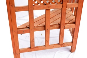 Banc de jardin extérieur en <span class=keywords><strong>bois</strong></span> d'usine avec treillis Nature <span class=keywords><strong>bois</strong></span> traité sous pression comprend <span class=keywords><strong>tonnelle</strong></span> arches tonnelles pergolas - Product Image 5