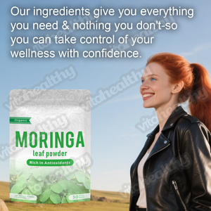 Vitahealthy OEM/ODM Private Label alla rinfusa di Moringa Oleifera organico semi in polvere per migliorare il sistema di difesa del corpo - Product Image 5