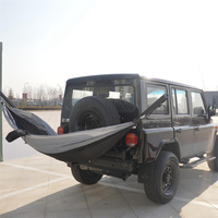 Hamac portable pour deux personnes en nylon, vente chaude 2024, camping en plein air et montage sur attelage de voiture tout-terrain