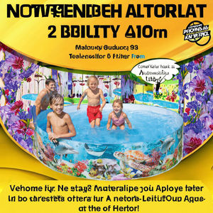 Pour <span class=keywords><strong>Bestway</strong></span> 1.22m X H25cm 'FILL 'N FUN SPARKING SEA PVC piscine hors sol pour enfants pour jeunes nageurs - Product Image 3