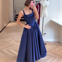 Robe longue élégante et légère pour femme, nouvelle collection été, avec ceinture, design soigné et élégant