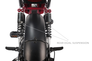 Vélo électrique à batterie cachée 48v20ah vélo fatbike à suspension intégrale avec porte-bagages arrière - Product Image 5