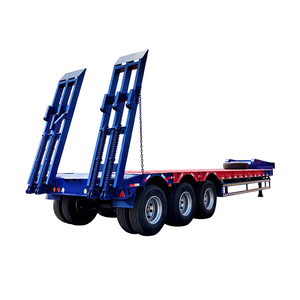 Nouvelle semi-remorque surbaissée Chengda à 3 essieux, capacité de charge de 60 tonnes, remorque surbaissée robuste - Product Image 1