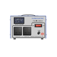 Stabilisateur de tension monophasé 1 kVA SVC AVR TND de type pointeur, personnalisable pour applications résidentielles et commerciales