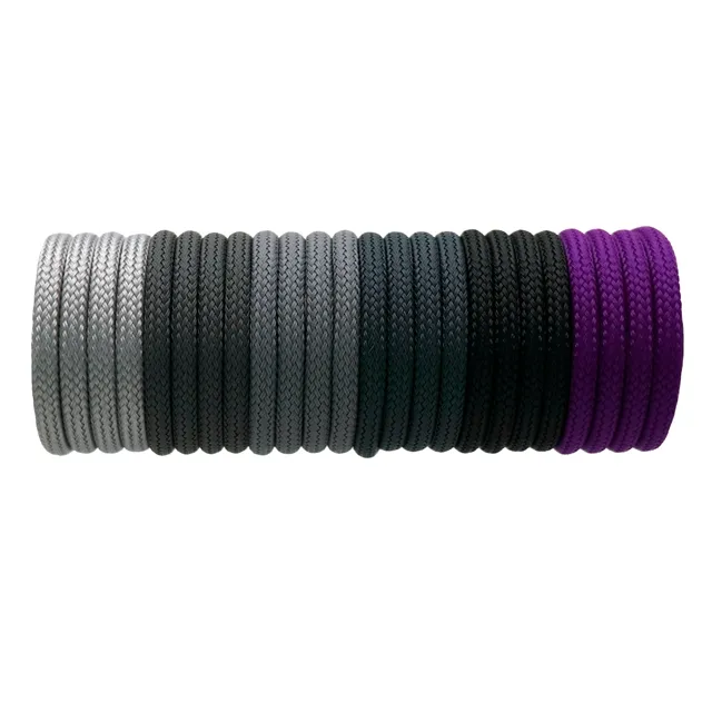Angitu 55 cores manga de proteção cabo, 4mm pet nylon trançado expansível cabo
