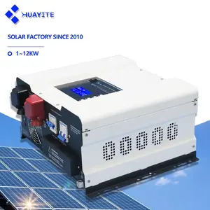 Biến tần năng lượng mặt trời lai DC48V/60V/72V 8KW Biến tần Tần số điện 10KVA với hiệu suất cao tổn thất thấp