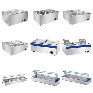 Bain-marie électrique commercial en gros avec couvercle en verre pour les aires de restauration et les restaurants - Product Image 5