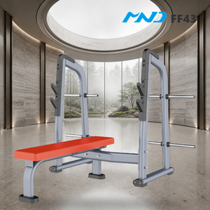 Banco Plano Profesional Compacto y Confiable MND Fitness, Equipo de Gimnasio para Distribuidores en <span class=keywords><strong>Barcelona</strong></span>, Bajo Mantenimiento - Product Image 1