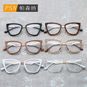 กรอบแว่นตา Psn Cat Eye รุ่นเต็มกรอบ ป้องกันแสงสีฟ้า สำหรับทุกเพศ รุ่น 8026 - Product Image 2