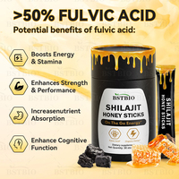 BSTBIO OEM/ODM Emballage Résine de Shilajit de l'Himalaya avec Miel 30 bâtonnets/boîte Bâtonnets de Miel au Shilajit