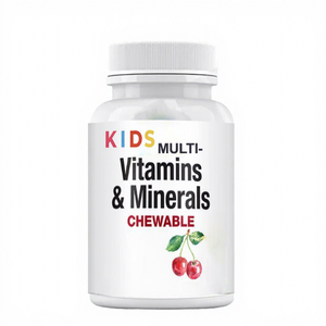 Ausreson OEM 할랄 어린이 종합 비타민 츄어블 태블릿 개인 라벨 유기농 천연 보충제 어린이 종합 비타민 정제 - Product Image 2