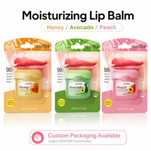 Set de Bálsamo Labial de 4 Sabores con Logotipo Personalizado, Vegano, Orgánico, Hidratante y Nutritivo, Kit de Regalo para el Cuidado de los Labios, OEM - Product Image 1