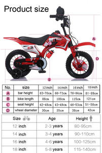 Venta al por mayor de motocicletas estilo <span class=keywords><strong>bicicleta</strong></span> para niños/Mini <span class=keywords><strong>bicicleta</strong></span> para niños Motocicleta elegante para niños - Product Image 6