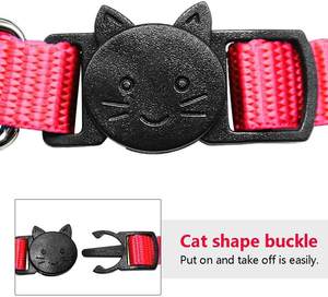Amaz Best Seller Collar para mascotas con campana Collar para cara de gato con versión de seguridad <span class=keywords><strong>Break</strong></span> <span class=keywords><strong>Away</strong></span> - Product Image 3