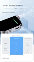 Analizador de Alcohol de Alta Precisión Tipo Soplado con Conexión Directa a Sensor de Celda de Combustible, Instrumento Detector de Alcohol Modelo H3