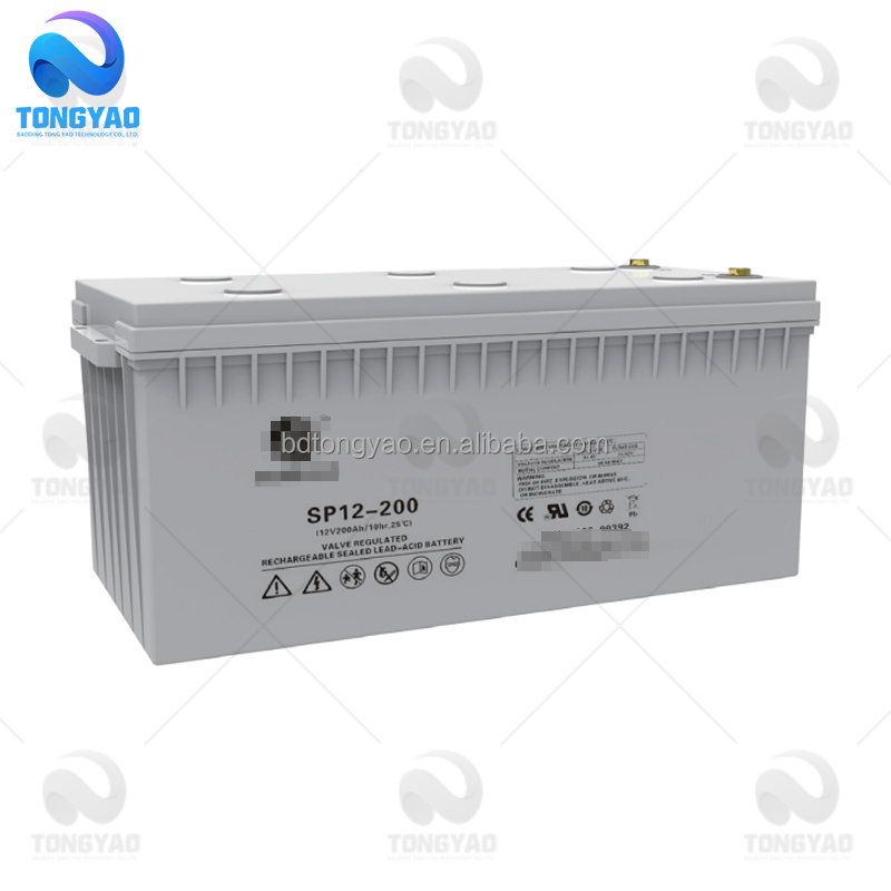 SP12-200 священного солнца 12V200Ah, 10-часовой аккумулятор, перезаряжаемые свинцово-кислотные батареи для аварийных батарей, батарейки UPS и т. д.