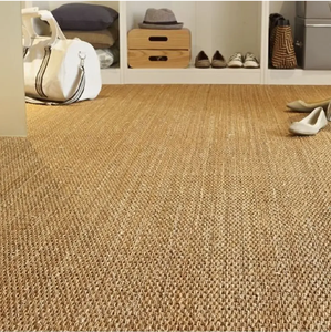 Tappeto in Sisal Intrecciato <span class=keywords><strong>a</strong></span> Mano in Fibra Naturale di Bambù, Produzione OEM, Vendita all'Ingrosso, per Scale e Pavimenti Interni - Product Image 2