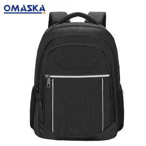Oamska Big Capacity Backpack Daily Use Pure Color Waterproof Travel Backpack