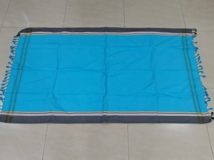 ผ้าขนหนูชายหาด Rudra Apparel Kikoy - ผ้าฝ้าย 100% เป็นมิตรกับสิ่งแวดล้อม แห้งเร็ว แบบอัดแน่น - Product Image 3