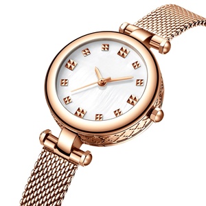 Montre à quartz de luxe pour femme, nouvelle montre-bracelet OEM étanche en acier inoxydable, tendance et élégante pour affaires - Product Image 1