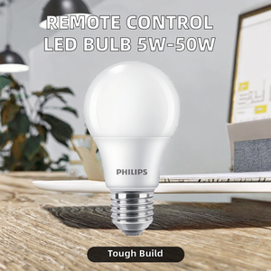 E27 b22 הוביל נורה שליטה מרחוק 5w-50w smd שבב פלסטיק חומר PC rohs מוסמך סוג a19 סוג עבור תקרה בסלון ac e26 - Product Image 2