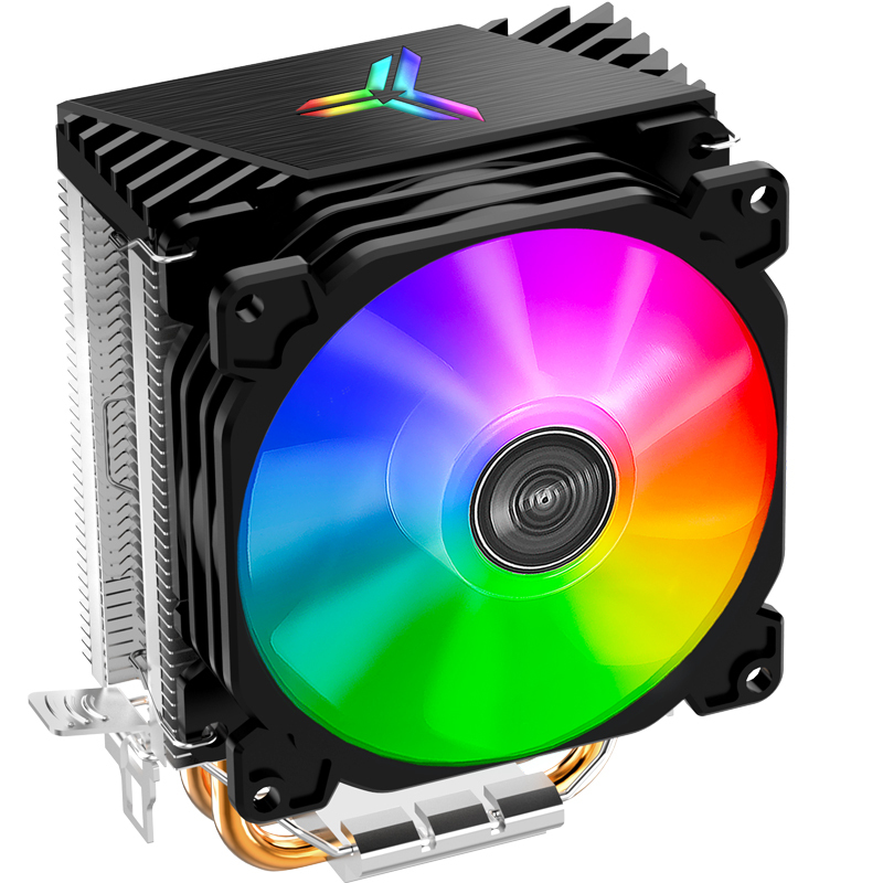 Jonsbo CR-1200 процессорный кулер 92 мм цветная (RGB) 3Pin Вентилятор охлаждения радиатора 2 тепловые трубы башенный радиатор для Intel LGA 775 1150 1155 AMD AM2/3/4