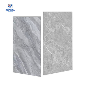 <span class=keywords><strong>Carrara</strong></span> Gray Series 600x1200 Pisos y azulejos de pared esmaltados pulidos de cuerpo completo Mármol de porcelana Azulejos de piedra de losa grande para casa - Product Image 4