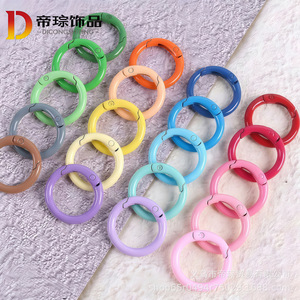 Spring Ring For Jewelry Accessories 20 23 25 30 33mm Round Diy Keychain Phone Chain Components Yiwu Origin - Product Image 1