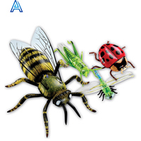 3D dessin animé réaliste vinyle PVC air coup gonflable insecte abeille araignée criquet fourmi modèle jouet personnalisable