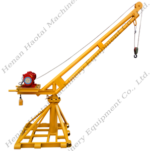 Có thể điều chỉnh chiều cao khoảng điện loại đúc di động nâng bùng nổ khác ngoài trời nhỏ cần cẩu tải giới hạn 250kg - Product Image 2