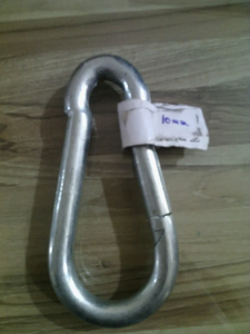 Galvanized Steel Snap Hook 6mm Safety Latch Hook Heavy Duty Lifting Rigging and <b>Material</b> <b>Handling</b> Hook For Sale - Product Image 2