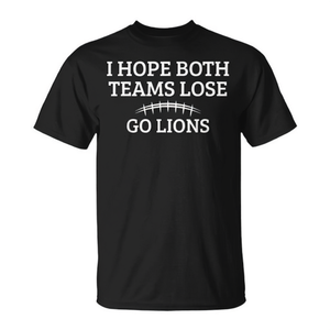 J'espère que les deux équipes perdront - T-shirt Go Lions - Product Image 2