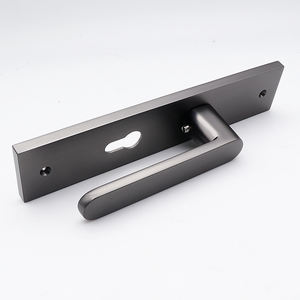 <span class=keywords><strong>ECREW</strong></span> Puertas Modernas de Madera Grises con Cerradura, Manijas de Alta Calidad, Manija de Palanca con Cerradura para Hogar y Oficina - Product Image 5